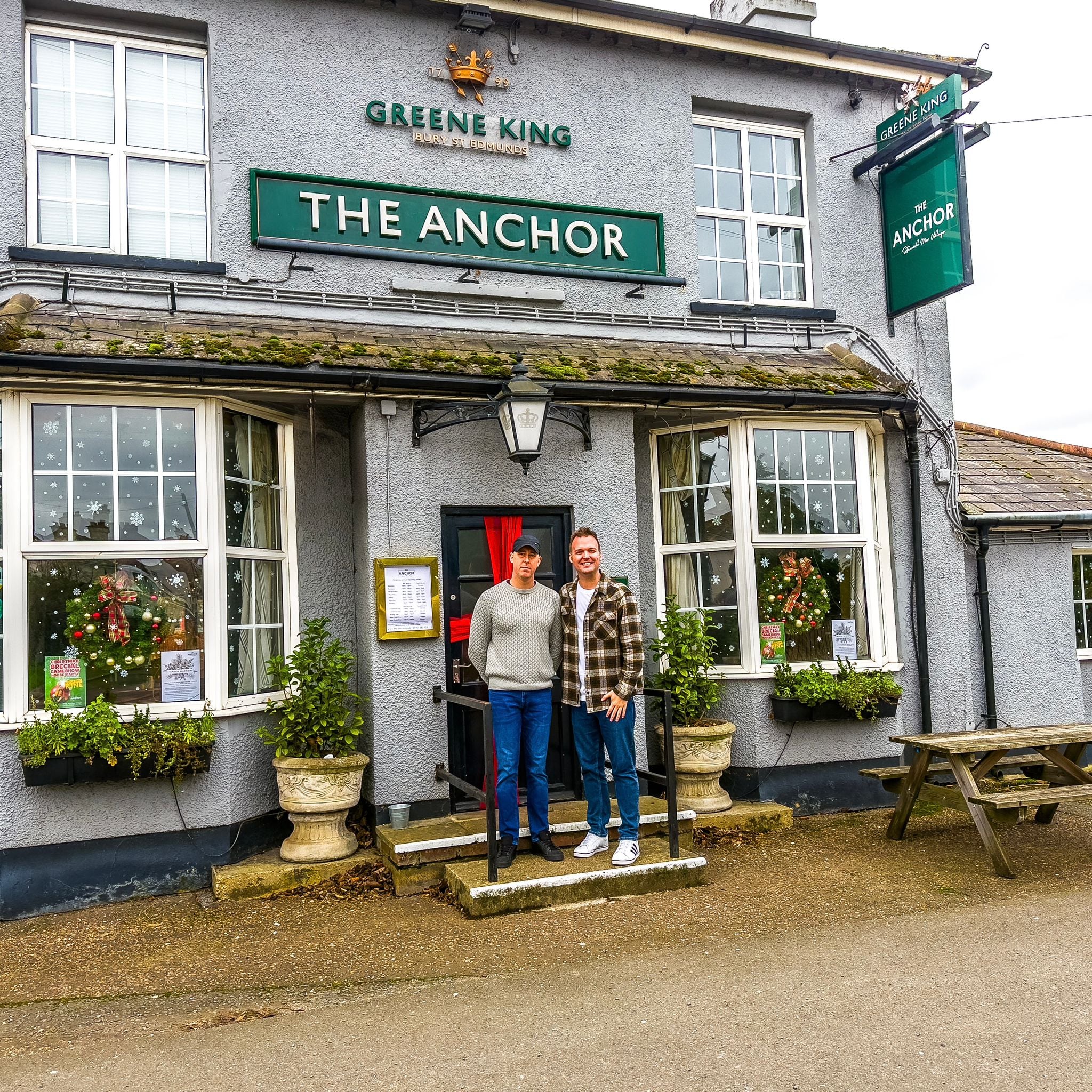 Peter Pitcher and Billy Summers at The Anchor pub